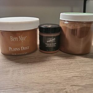 Special effects dirt dust makeup